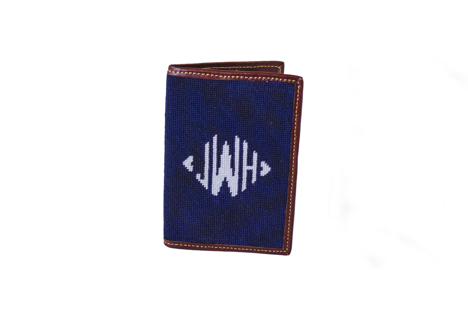 Custom Needlepoint Passport Case – Asher Riley