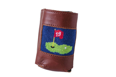 19th Hole Needlepoint Can Cooler